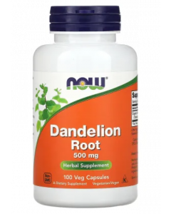 NOW / Dandelion Root 500 mg Veg Capsules