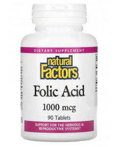 Natural Factors / Folic Acid 1 mg