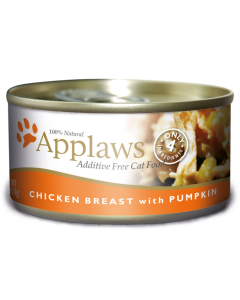 APPLAWS CAT CAN CHICKEN & PUMPKIN 156GM