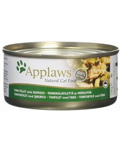 APPLAWS CAT CAN TUNA & SEAWEED 156GM