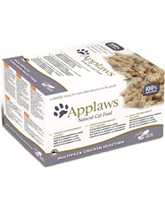 APPLAWS CAT MULTI PACK CHICKEN 8 X 60GM