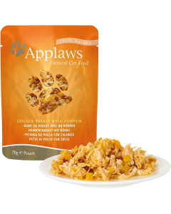 APPLAWS CAT POUCH CHICKEN & PUMPKIN 70GM