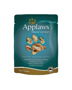 APPLAWS CAT POUCH TUNA & ANCHOVY 70GM