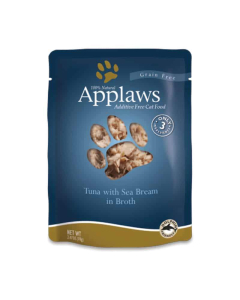 APPLAWS CAT POUCH TUNA & SEA BREAM 70GM