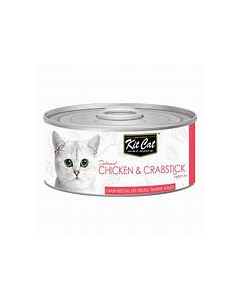 KITCAT TIN CHICKEN & CRAB 80GM