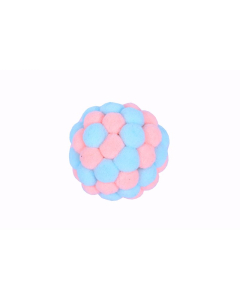 Pakeway assorted cat toy ball pink & blue