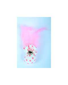 Pakeway assorted cat toy pouch pink dot