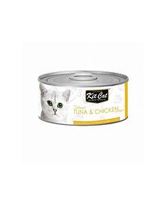 KITCAT TIN TUNA & CHICKEN  80GM