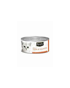 KITCAT TIN TUNA & SALMON 80GM