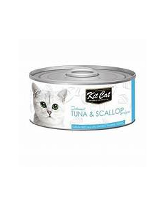 KITCAT TIN TUNA & SCALLOP 80GM