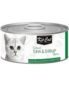 KITCAT TIN TUNA & SHRIMP 80GM