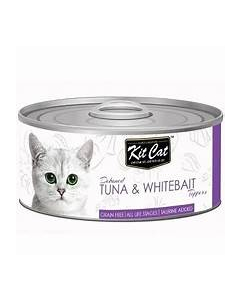 KITCAT TIN TUNA & WHITBAIT 80GM